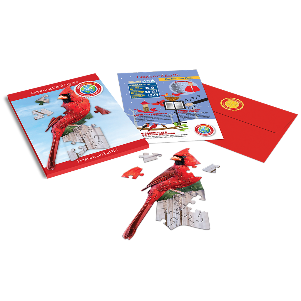 CARDINAL GREETING CARD PUZZLE