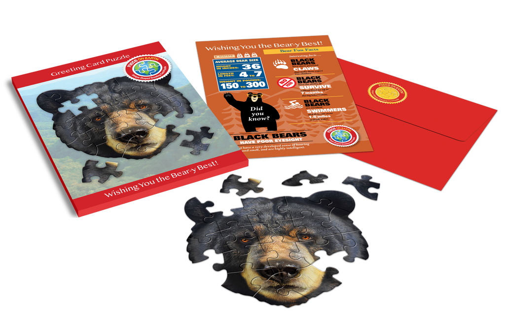 BEAR GREETING CARD PUZZLE