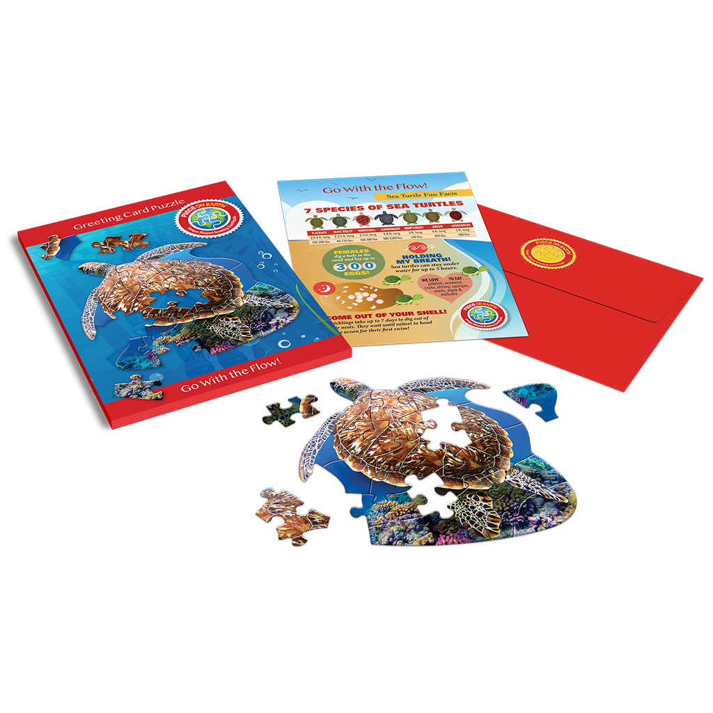 SEA TURTLE GREETING CARD PUZZLE