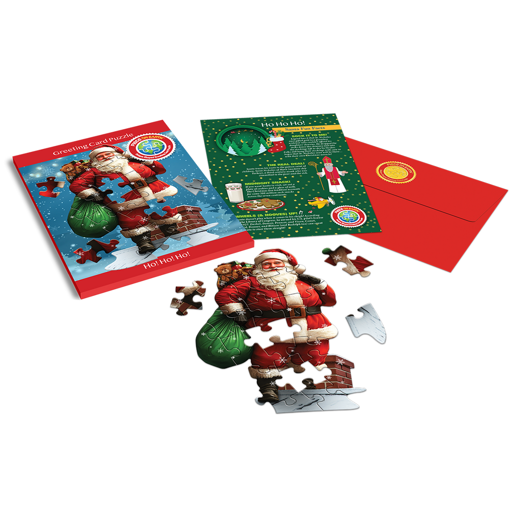 SANTA GREETING CARD PUZZLE