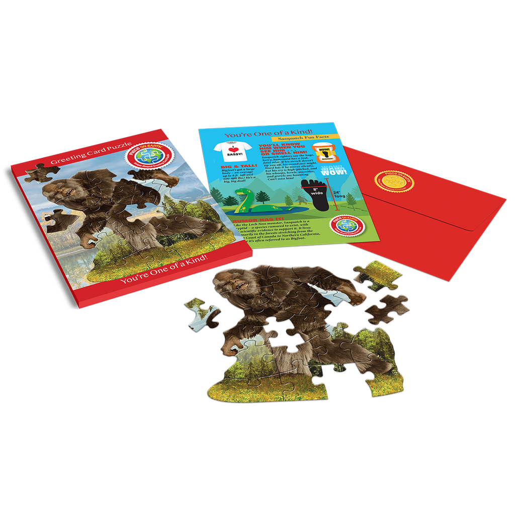 SASQUATCH GREETING CARD PUZZLE