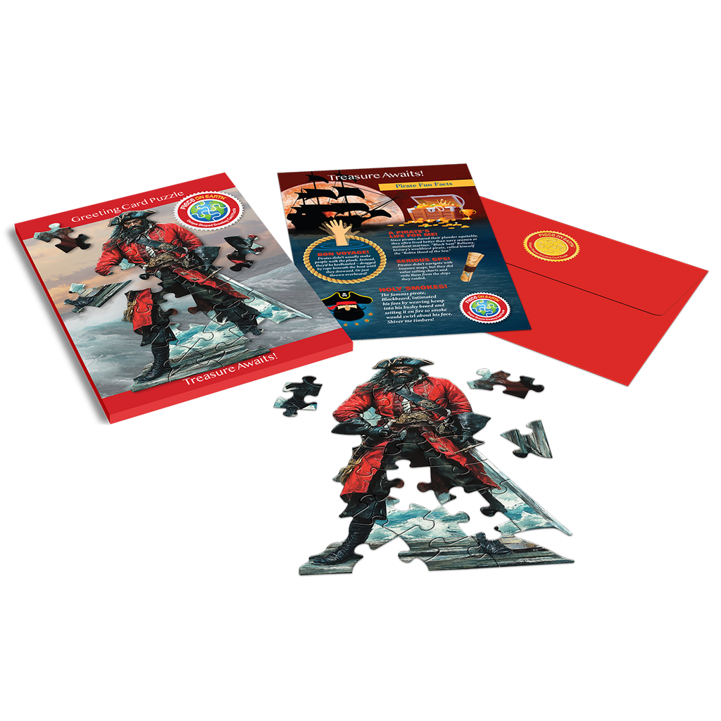 PIRATE GREETING CARD PUZZLE