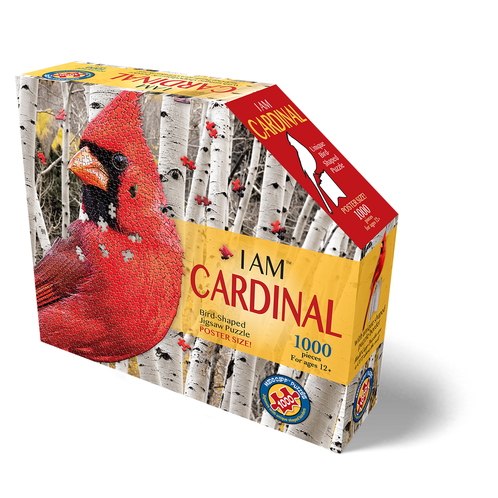 Unique Shaped Puzzles For Adults Madd Capp Cardinal 1000 Piece Puzzle ...