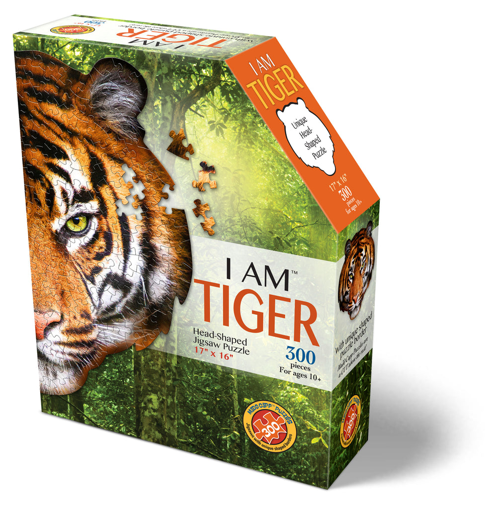 Madd Capp Puzzles 300 Pieces: I AM Tiger – Owl Brand Discovery Kits